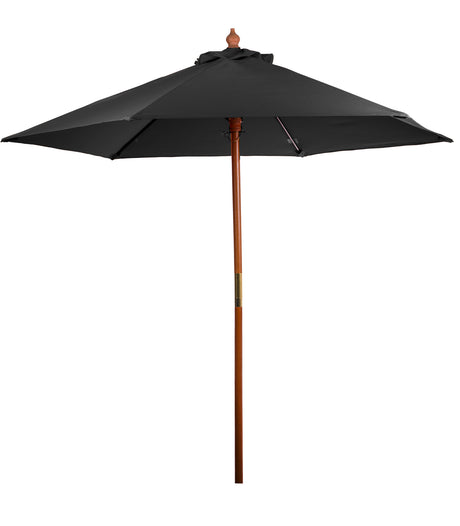 7' Wooden Market Umbrella