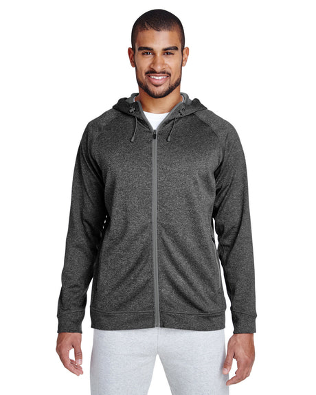 Team 365 Men's Excel Mélange Performance Fleece Jacket