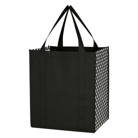 Non-woven Curved Diamond Tote Bag