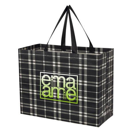 Soho Tartan Laminated Non-woven Shopper Bag