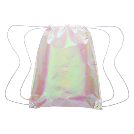 Iridescent Pearl Drawstring Bag