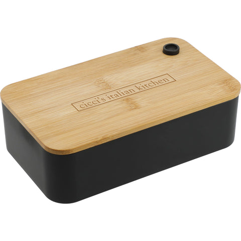 PLA Bento Box with Bamboo Lid