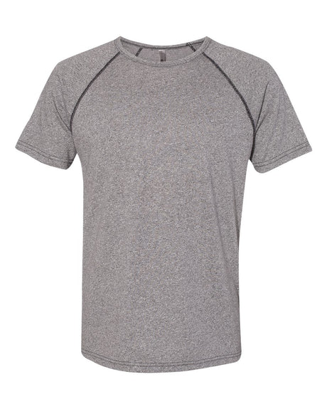 Next Level Mock Twist Raglan Short Sleeve Crew Shirt