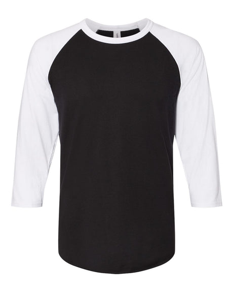 JERZEES Premium Blend Ringspun Three-Quarter Sleeve Raglan Baseball T-Shirt