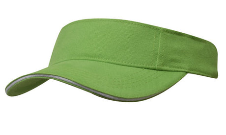 Brushed Heavy Cotton Peak Visor