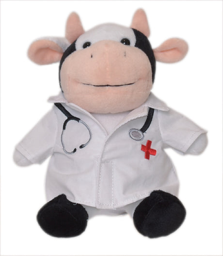 6" Mini Me Casey Cow w/Doctor Coat