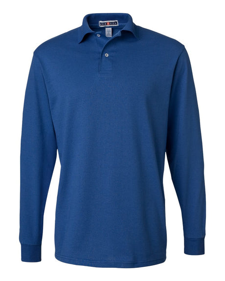 Jerzees SpotShield 50/50 Long Sleeve Polo