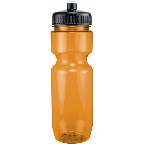 22 Oz. Translucent Bike Bottle w/ Push Pull Lid