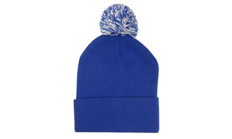 Acrylic Toque Beanie w/Pom Pom