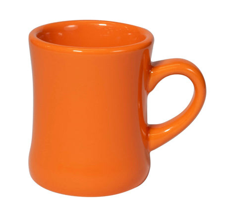 Classic Diner 10oz orange ceramic mug