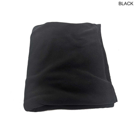 Black Blanket, Size 50"x60", Ultra Soft and Smooth Microfleece Fabric, Blank Only