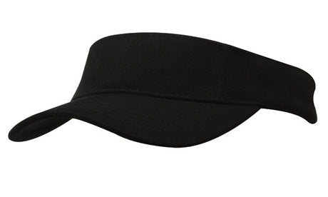 Brushed Heavy Cotton Peak Visor