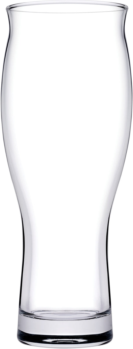 ~Bree 16.25oz clear glass pilsner, set of 4 in a Sable gift box