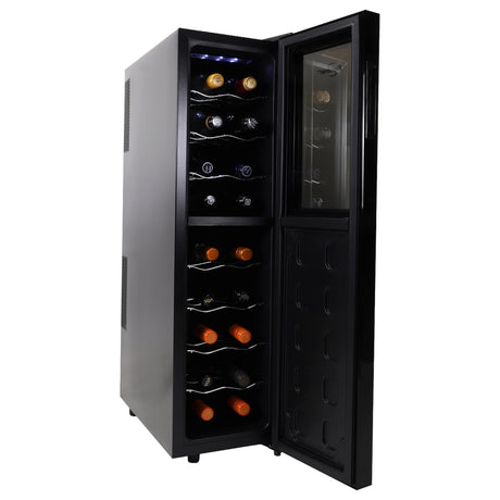 Koolatron 18 Bottle Wine Cooler, black