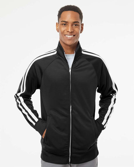 Independent Trading Co. Unisex Lightweight Poly-Tech Full-Zip Track Jacket