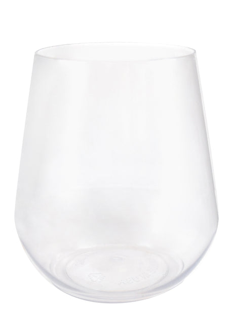 Aurora 12oz clear stemless plastic tumbler