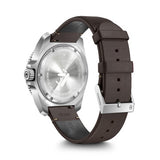 Journey Black Dial Watch w/Brown Leather Strap