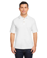 Harriton Men's 6 oz. Ringspun Cotton Piqué Short-Sleeve Polo