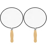 Talk Bubble Sandwiched Hand Fan (2 Side/ 1 imprint color)