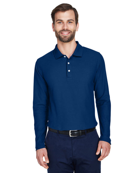 DEVON AND JONES Men's DRYTEC20? Performance Long-Sleeve Polo