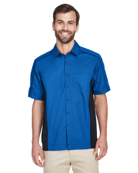 NORTH END Men's Tall Fuse Colorblock Twill Shirt