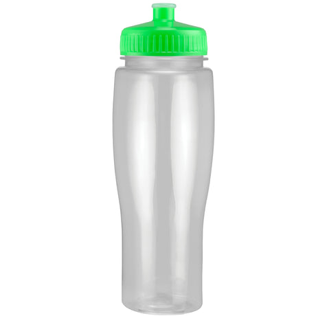 24 Oz. Contour Translucent Bottle w/ Push Pull Lid