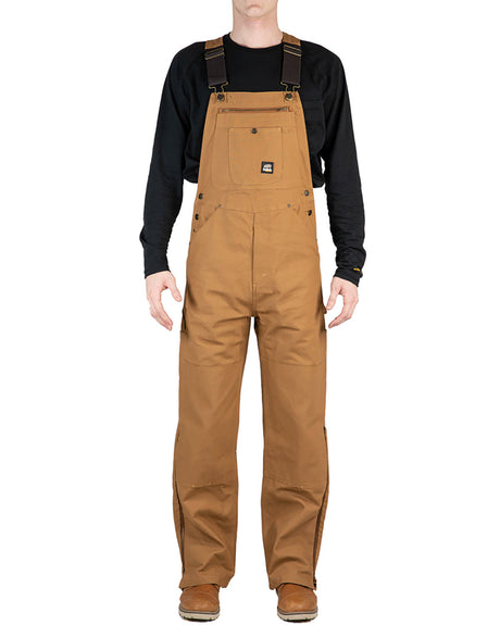 Berne Apparel Men's Slab Unlined Duck Bib Overall