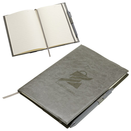 Conclave Refillable Leatherette Journal with Pen