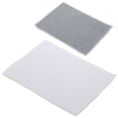 Quick Clean 5" x 7-1/8" Dual Sided Microfiber Cloth - Full Color