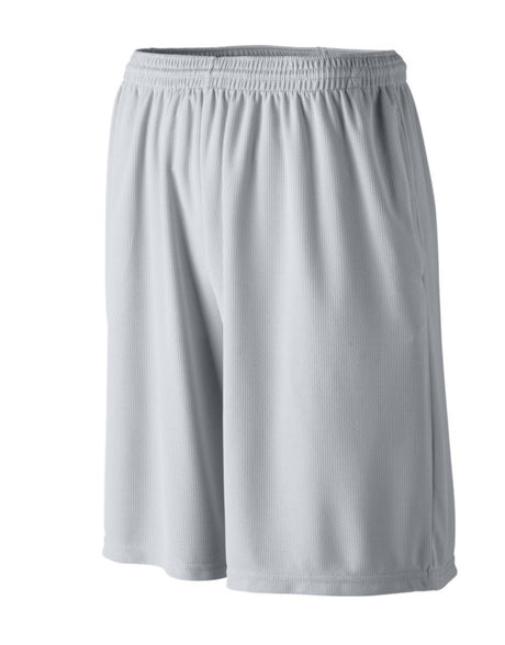 Youth Longer Length Wicking Shorts w/Pockets