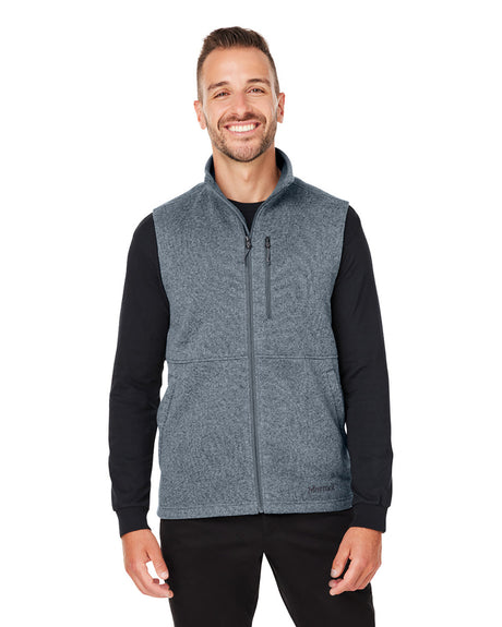 Marmot Mountain Men's Dropline Sweater Fleece Vest