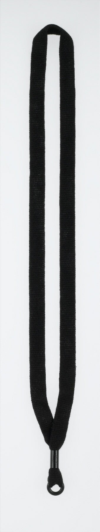 1/2" Cotton Lanyard w/Metal Crimp & Split-Ring