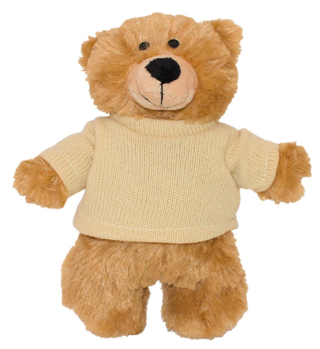 8.5" Standing Bailee Bear w/Machine Knit Embroidered Sweater