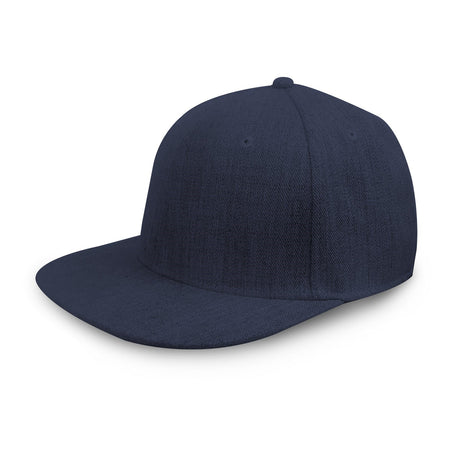 Wool Blended Flat Peak Cap