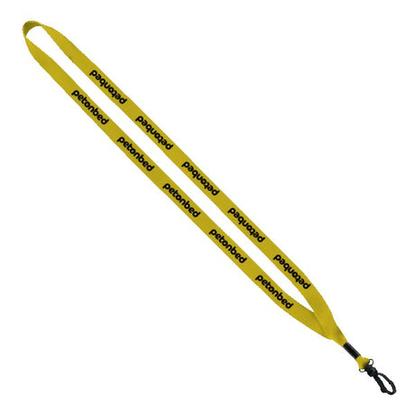 1/2" Polyester Lanyard w/Plastic Swivel Snap Hook