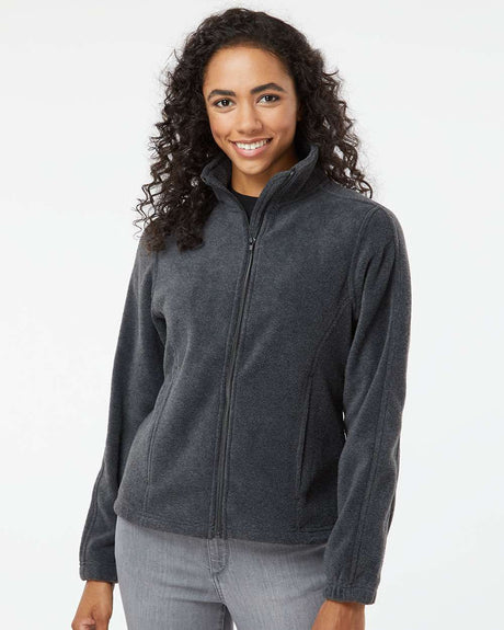 Burnside Women's Polar Fleece Full Zip Jacket