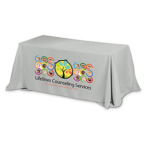 "Preakness Six" Fits 6 ft Table 3-Sided Economy Table Covers & Table Throws (PhotoImage Full Colour)