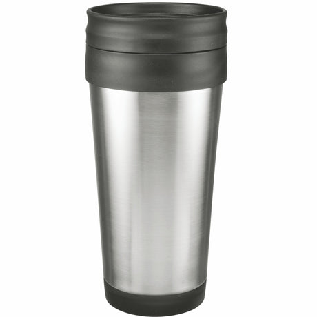 14 Oz. Stainless Steel Budget Tumbler w/ Slide 'n Sipp Lid