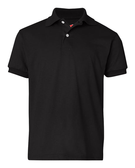 Hanes Youth Ecosmart Jersey Polo