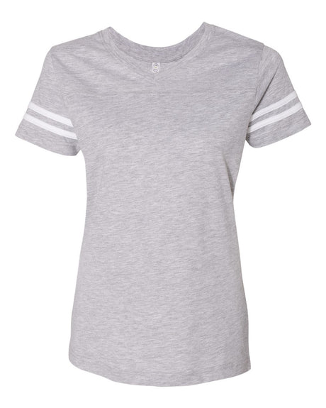 L.A.T. Women's Football V-Neck Fine Jersey Tee