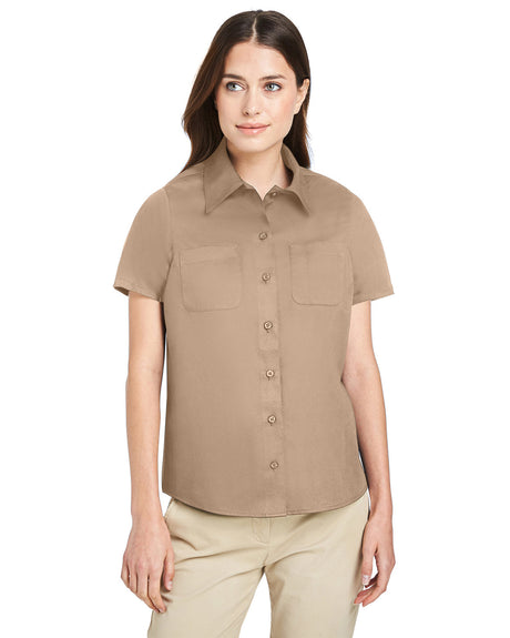 Harriton Ladies' Advantage IL Short-Sleeve Work Shirt