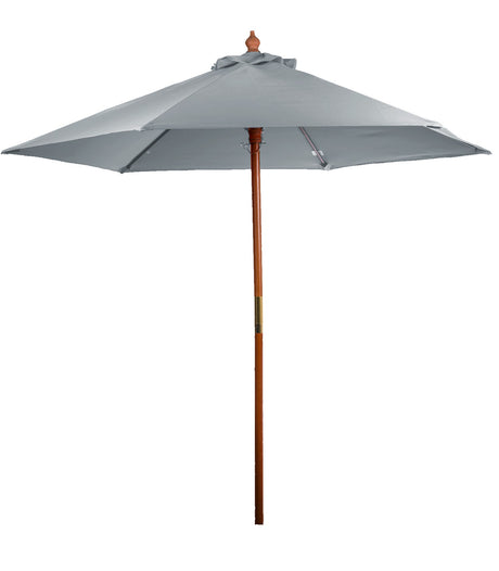 7' Wooden Market Umbrella