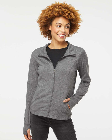 Independent Trading Co. Women's Poly Tech Full Zip Track Jacket