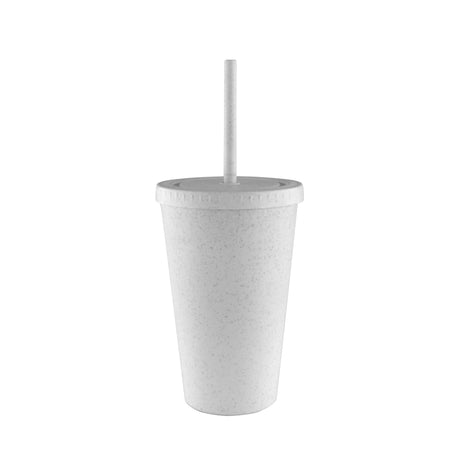 16 Oz. Everyday Wheat Straw Fiber Cup w/Straw