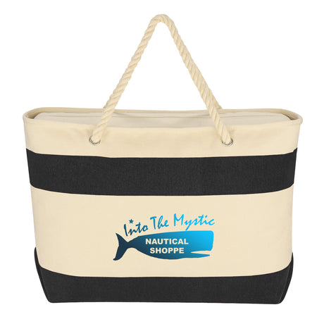 Large Cruising Tote Bag With Rope Handles