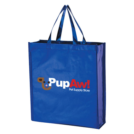 Metallic Non-woven Shopper Tote Bag