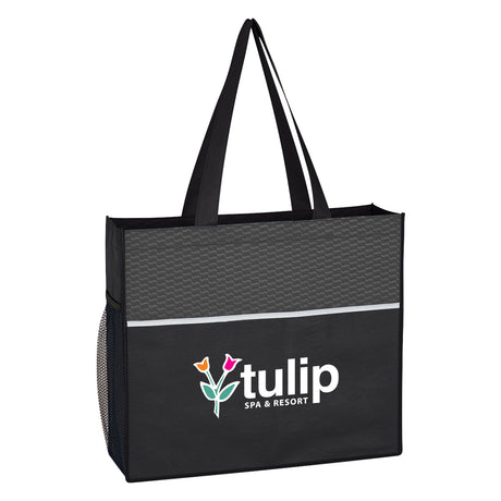 Non-woven Wave Design Tote Bag