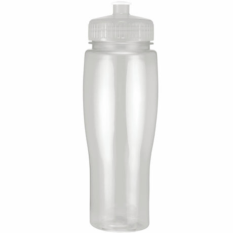 24 Oz. Contour Translucent Bottle w/ Push Pull Lid