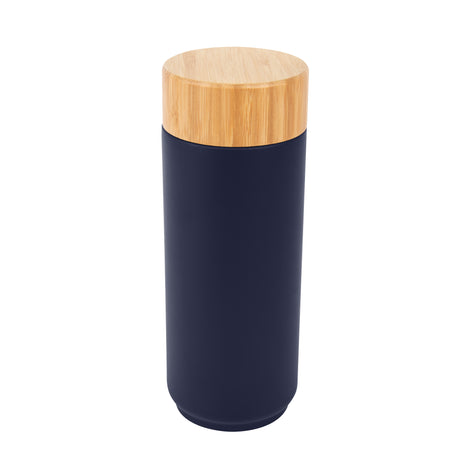 16 Oz. Full Color Stainless Steel Lexington Bottle With Bamboo Lid