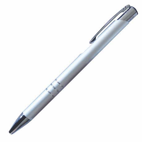 HAMILTON Aluminum Barrel, Metallic clip Plunger Action Ball Point Pen (Stock 3-5 Days)